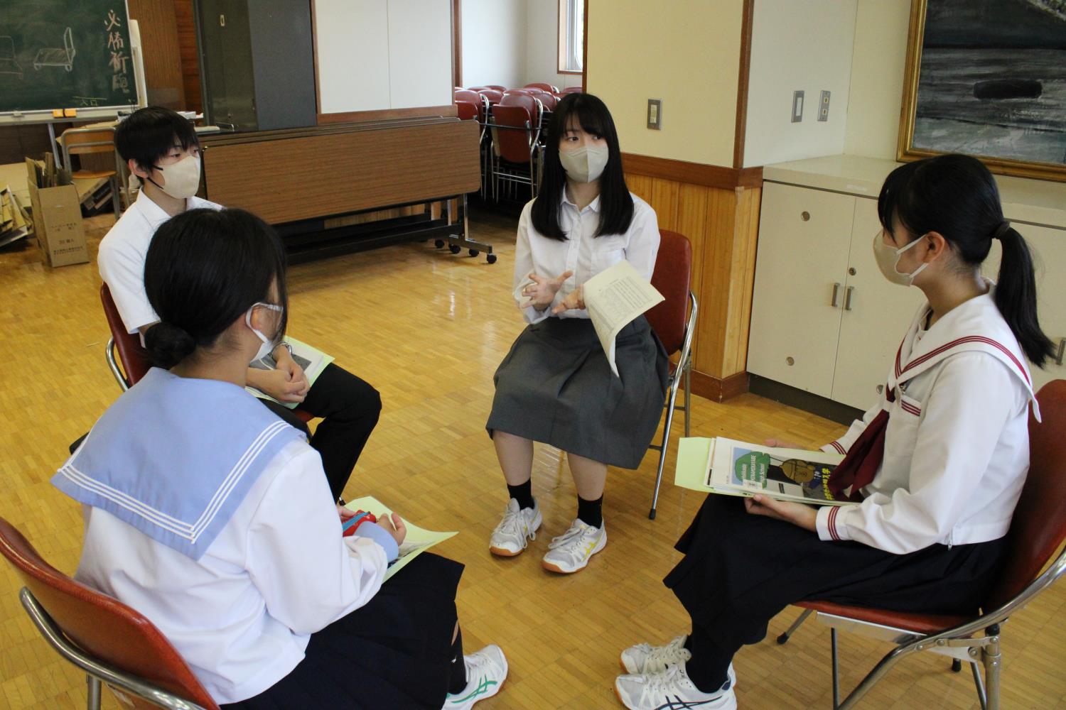 南茅部高体験入学アタマ①