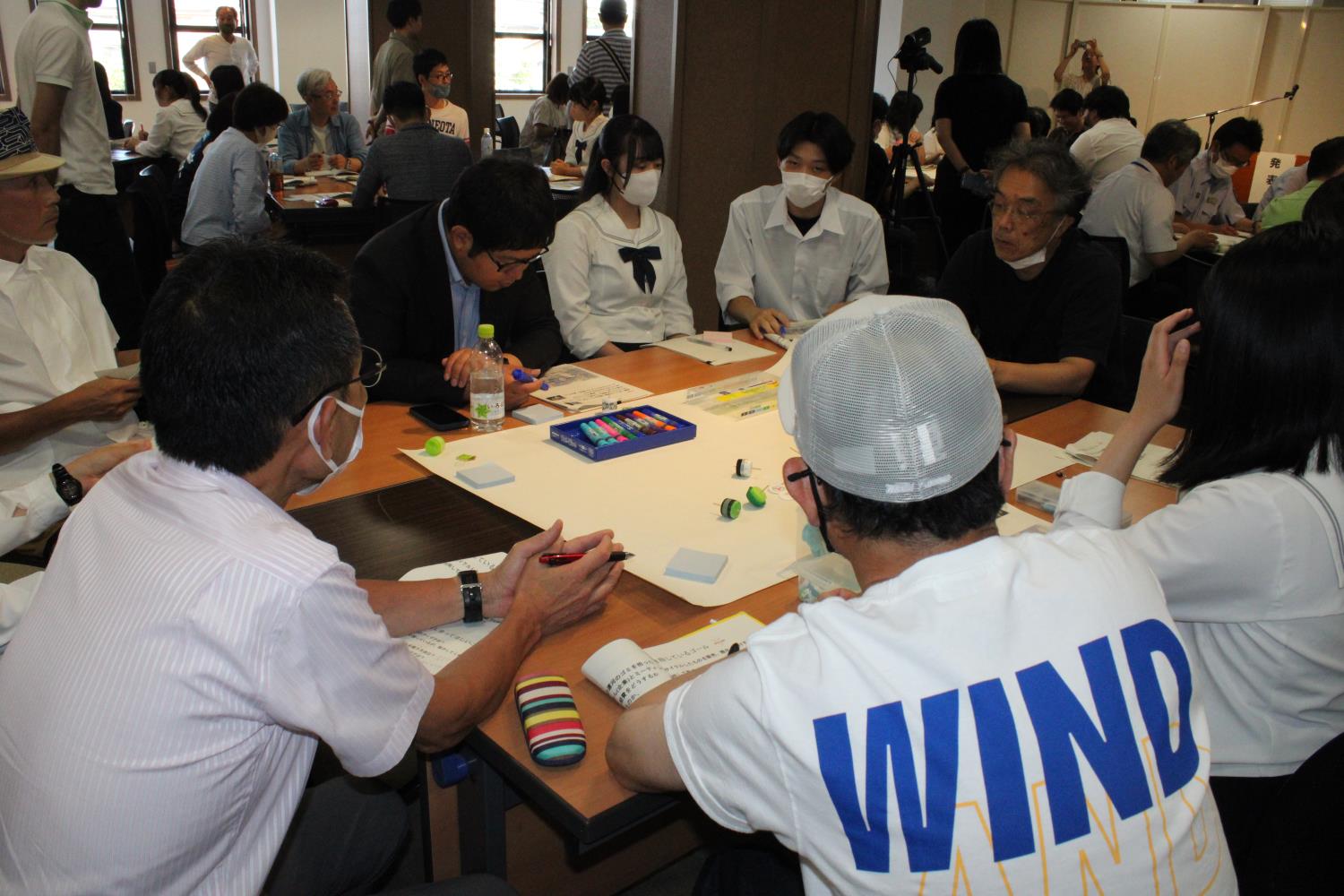 函館西高校函館市主催の「まちづくり共創サロン」で企画提案