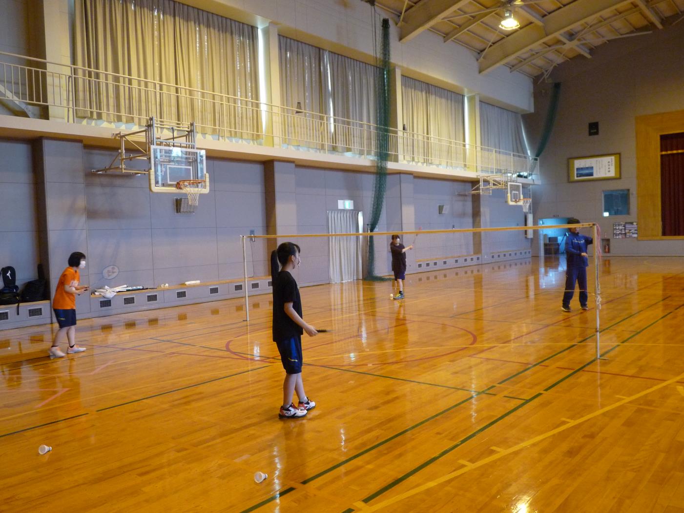 佐呂間町教委部活動地域移行バドミントン部始動