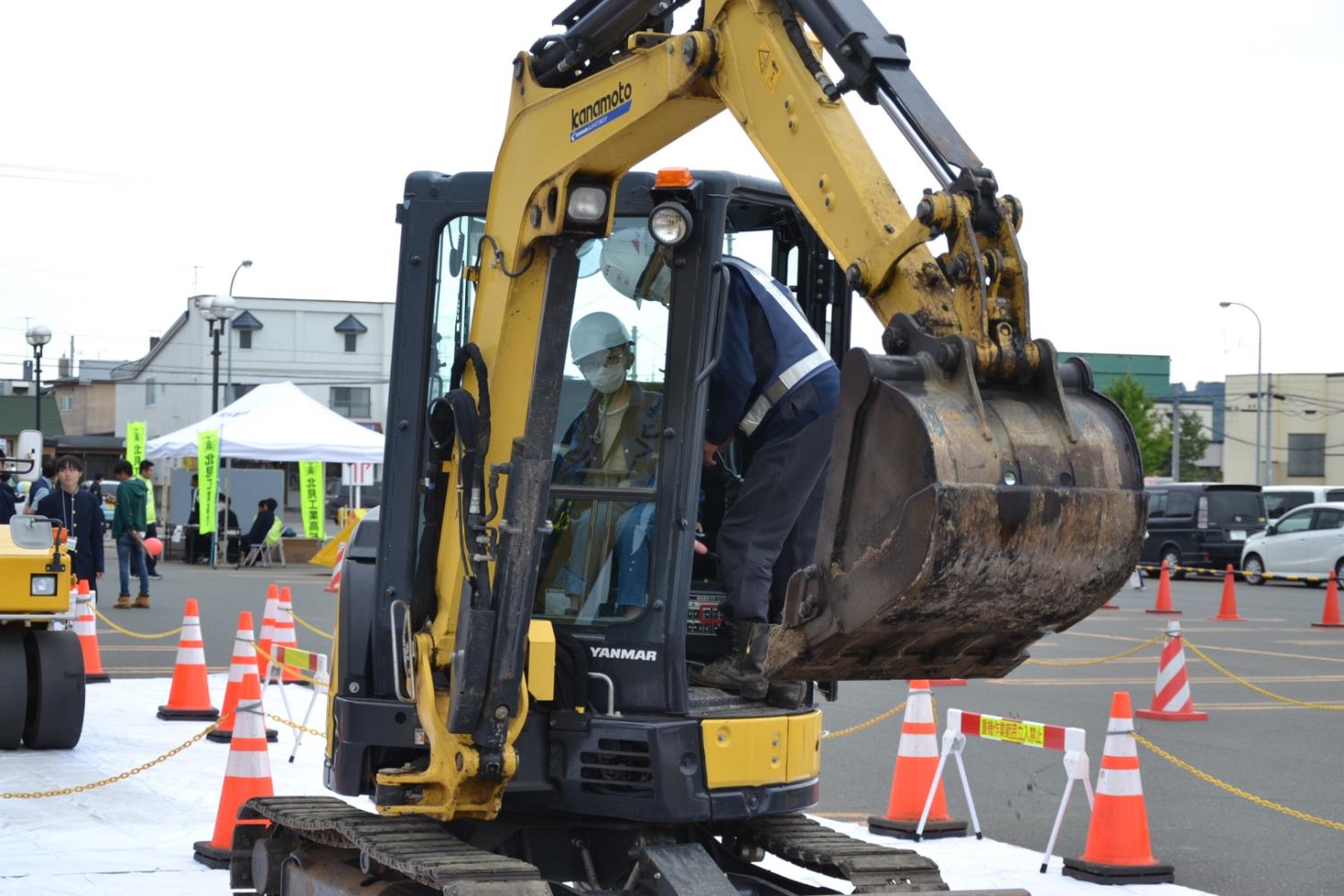 北見工業高フェス乗車体験コーナー