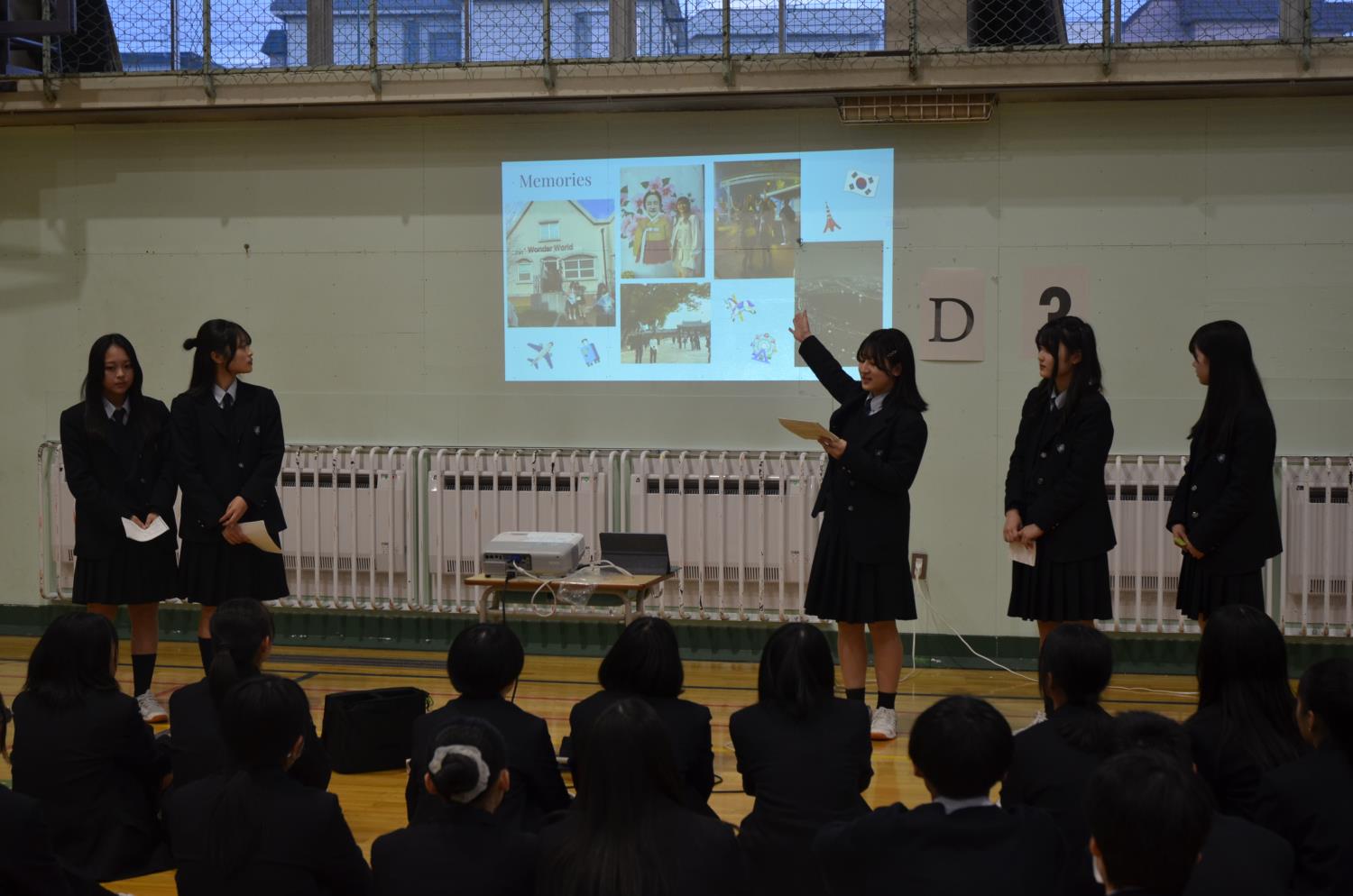 市立清田高グローバルコース韓国発表会