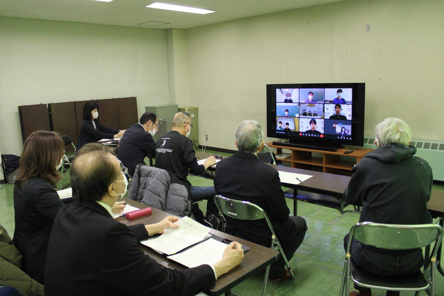 函館市教委部活動地域移行に関する児童生徒の意見交流会