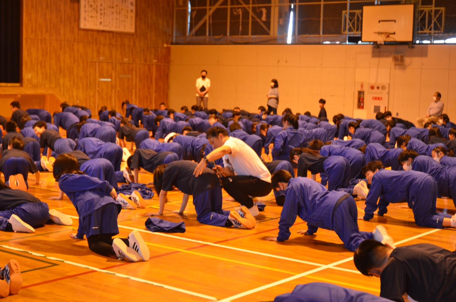 ケガ防止教室・月寒中学校