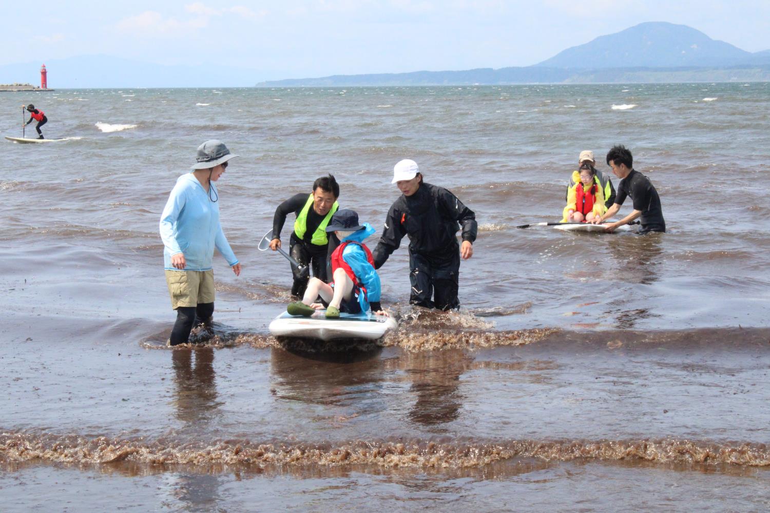 渡島教育局サップ体験