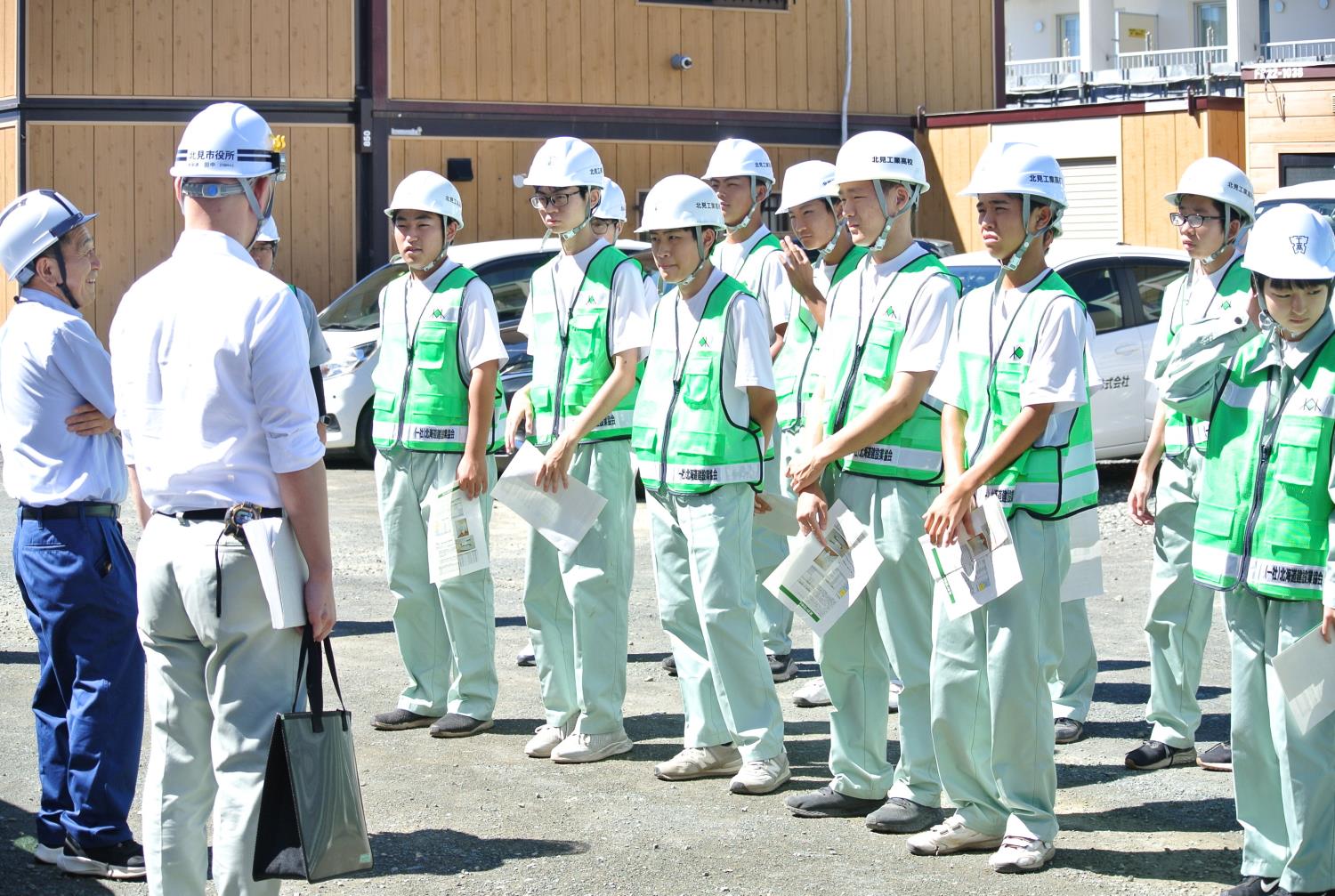 北見工業高校網走建管構造物見学会