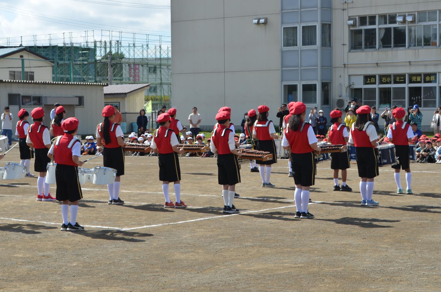 上白石小学校鼓笛演奏会