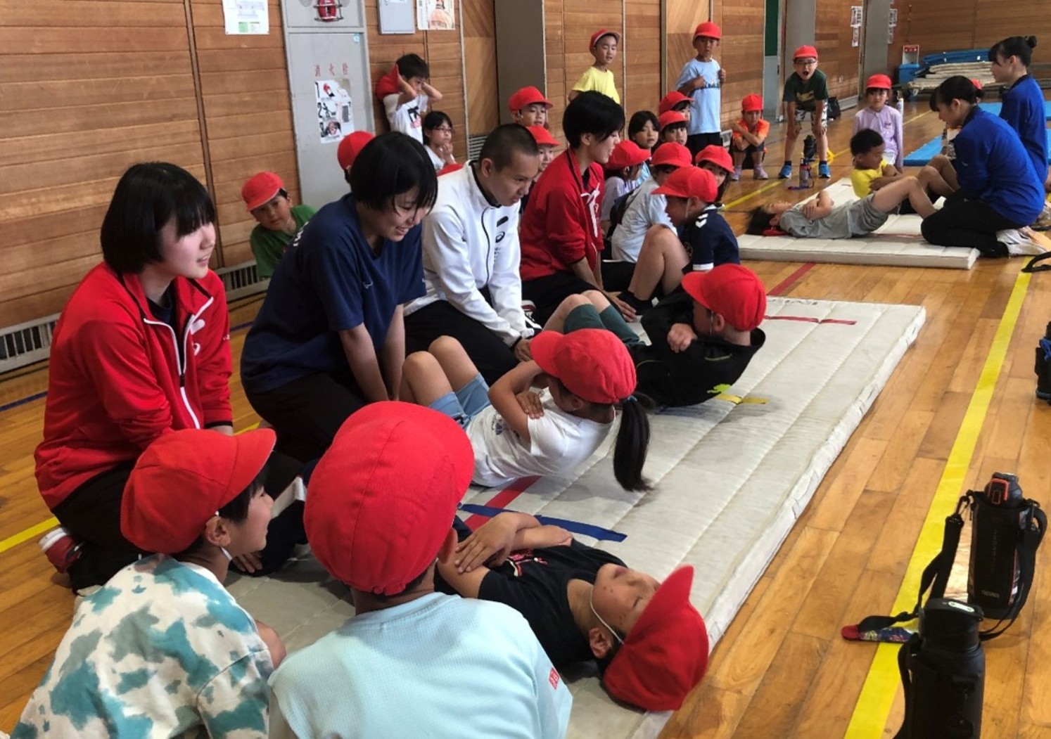恵庭南高・新体力テストサポート