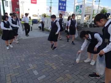 札幌藻岩高 町内会とごみ拾い　地域をきれいにしよう　若者マッチング事業の一環_画像＜1＞