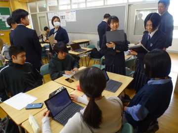 道教大附属函館中　札幌西高訪問　中高生探究充実を展開　課題解決に取り組む姿に刺激_画像＜1＞
