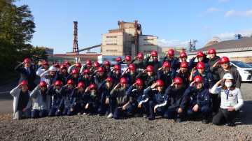 地域産業への理解促進　蘭清水丘高　日本製鉄工場見学_画像＜1＞