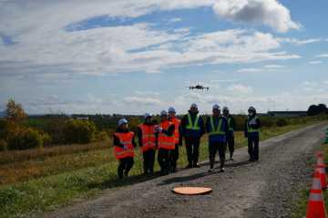 江別第二中の１年生　ＳＤＧｓの取組学ぶ　地元の協和八光建設で_画像＜1＞