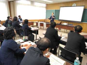地学協働コーディネーター研修　振り返りが成長の鍵　当別高の探究紹介　道教委_画像＜1＞