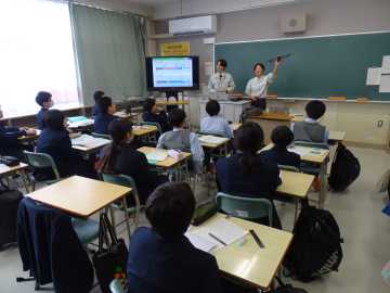 スペシャリストに学ぶ 札幌中の島中　職業講話_画像＜1＞