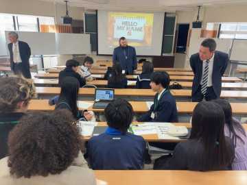 道教委　Ｓｔｕｄｙ　Ａｂｒｏａｄ　グローバルな視点養う　道教大留学生と高校生交流_画像＜1＞