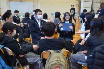 札幌宮の森中　オープンスクール　憧れの中学校生活体験　企業CSR活動の学習も_画像＜1＞