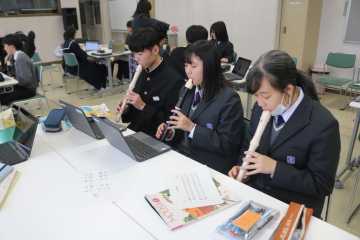 奥尻高と奥尻中　連携型中高一貫教育 合同授業　全教科展開へ　教育課程編成　交流機会も_画像＜1＞